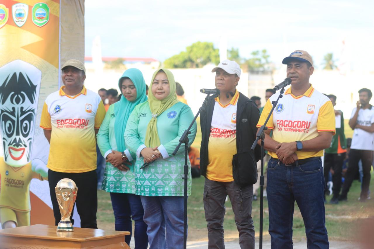 Hadiri Pembukaan FOT V, Bupati Haltim Tekankan Sportifitas Tim