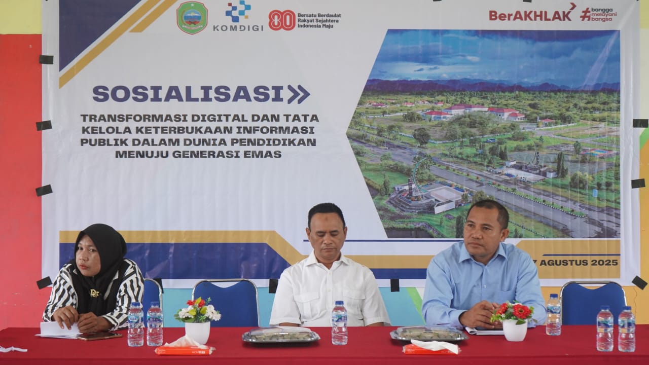 Diskominfo Haltim Gelar Sosialisasi Transformasi Digital